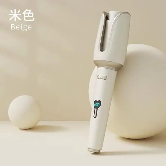 Alt view image 3 of 6 - Rotating Hair Curler Hair Curler Private Label Plastic Hair Curler Rose Automatic Curling Iron Purple EU