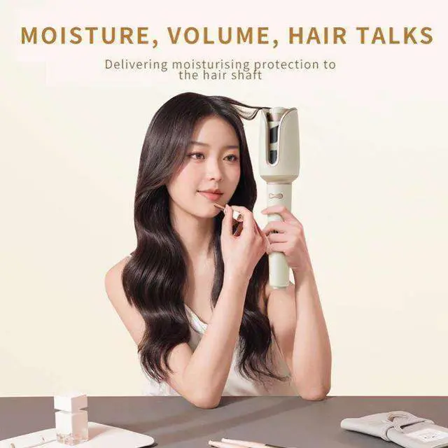 Alt view image 5 of 6 - Rotating Hair Curler Hair Curler Private Label Plastic Hair Curler Rose Automatic Curling Iron Purple EU