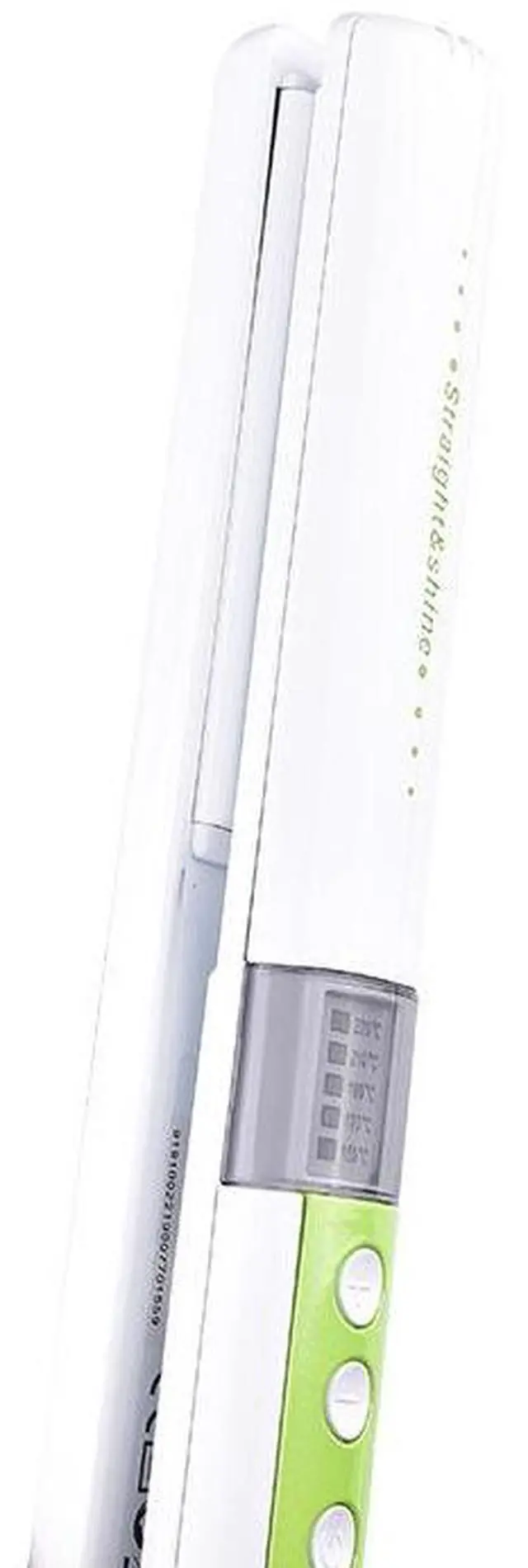 Alt view image 2 of 5 - Portable Electric Ironing Board with DSP Hair Straightener Salon Equipment Dual-Use Roll & Clip LCD Display for Female Use Yellow