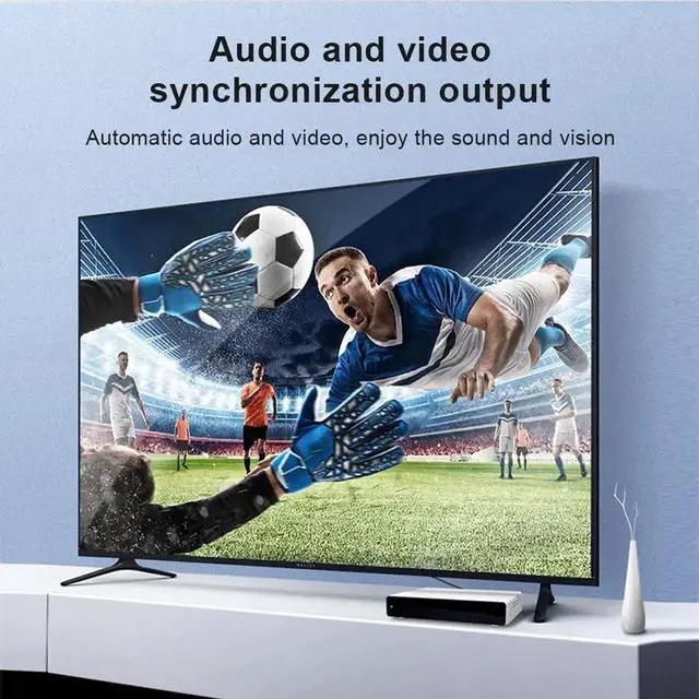 Alt view image 5 of 7 - 8K Fiber Optic Hdmi 2.1 Cable 100Feet, Supports 8K@60Hz 4K@120Hz Ultra High Speed 48Gbps Dynamic HDR, eARC,ARR, Dolby Atmos, Compatible with PS5, Xbox Series X, UHD TV-Gold
