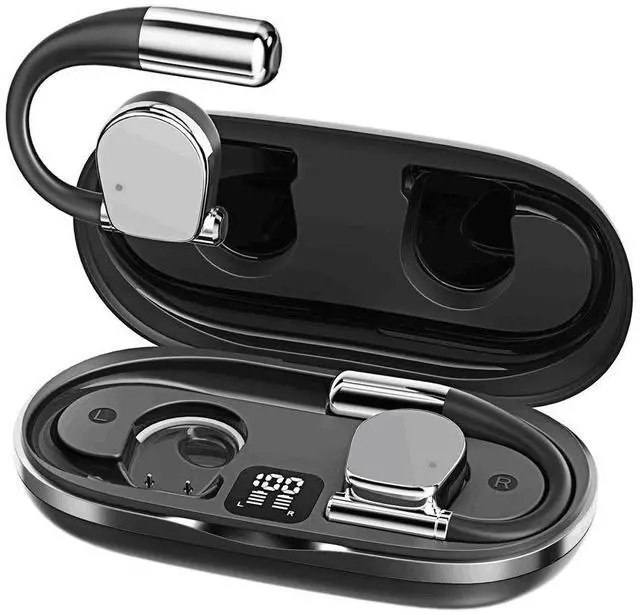 Alt view image 2 of 6 - AI Translation Earbuds Real Time, 3-in-1 Wireless Translator with 144 Languages Accents, 40HBattery Life Noise-Cancelling Design White