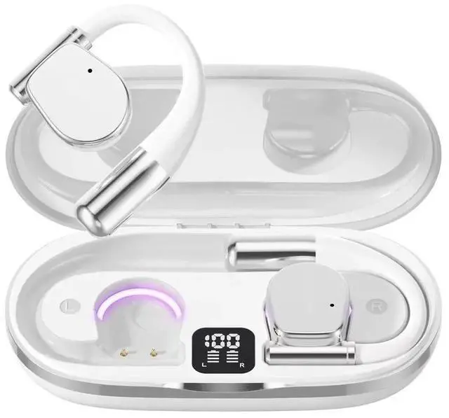 Main image of AI Translation Earbuds Real Time, 3-in-1 Wireless Translator with 144 Languages Accents, 40HBattery Life Noise-Cancelling Design White