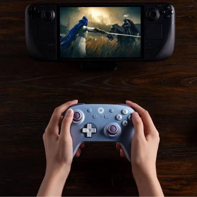 Alt view image 3 of 6 - Ultimate 2C Wireless bluetooth Controller for Windows PC and Android 1000Hz Polling Rate Hall Effect Joysticks Dark blue