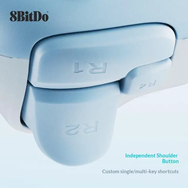 Alt view image 2 of 6 - Ultimate 2C Wireless Gaming Controller for PC, Windows 10, 11, Steam Deck, Raspberry Pi, With Hall Effect Joystick Pink