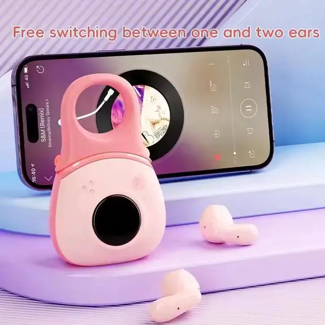 Alt view image 6 of 6 - R27 Anc Portable TWS Wireless BT Earbuds HD Sound Quality Type c Sports Gaming Headsets Headphones Earphones