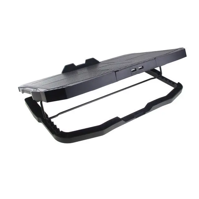 Alt view image 3 of 5 - Gaming Cooler Laptop Cooling Pad 4 Fans Foldable Portable Adjustable Height Speed Dual USB Ports
