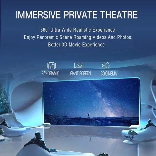 Alt view image 5 of 6 - VR Headset 3D Correct Myopia VR Glasses Virtual Reality Headset Gaming Real Games for VR Box Hardware