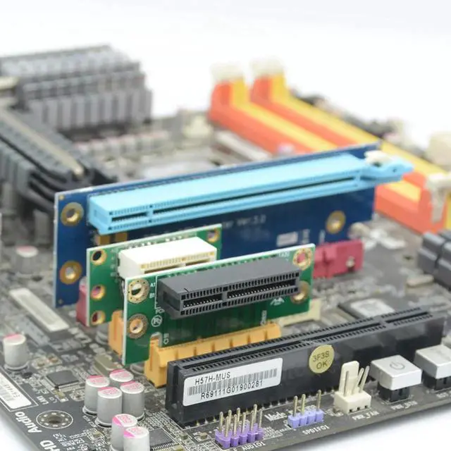 Alt view image 7 of 7 - PCI- Express 4X Riser Card 90-Degree Adapter Card PCI-E 4X Extender Extension Card for 1U, Small Computer and Server Case (PCIE 4X)