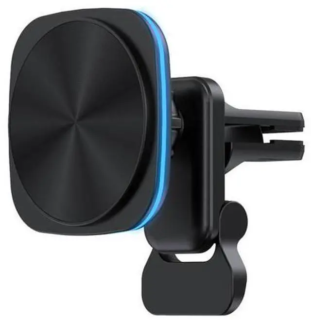 Alt view image 5 of 6 - In-Car Mount Bracket Wireless Charging Magnetic Car Charger Phone Holder for iPhone for Samsung Android Phones