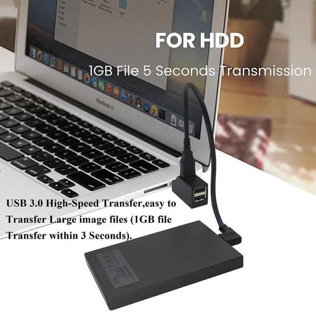Alt view image 6 of 7 - 3-Port USB- A 3.0 Hub USB 3.0 A Male to 1 USB-3.0-A and 2 USB2.0 A Female Ports Splitter Adapter for Laptop, Car, Keyboard, Mobile Hard Disk, U Disk, Camera, Mouse, etc(2 Pack/Black)
