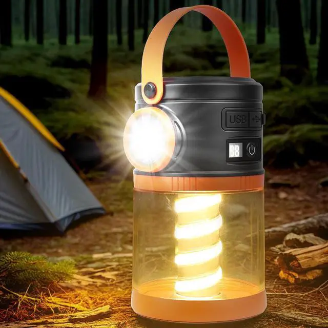 Alt view image 6 of 6 - Camping Lantern Waterproof Outdoor Landscape Light Solar Rechargeable Lighting Tent Lamp Multi-source Lantern