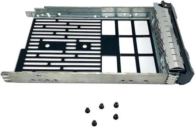 Alt view image 7 of 7 - New 2-Pack 3.5 Inch Hard Drive Tray Caddy for Dell 11th 12th 13th Poweradge Servers SAS SATA R310 T310 R410 T410 R415 R510