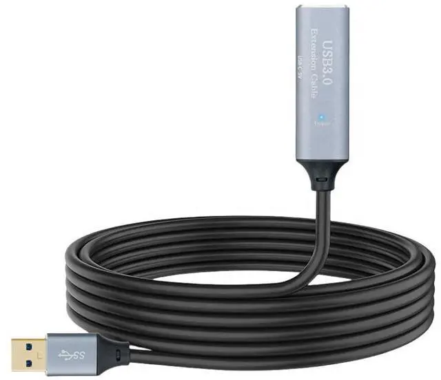 Alt view image 3 of 6 - USB3.0 Male Female 5M/30M Aluminum Alloy Extension Cable PVC USB Cable Scanning Computer Mouse Keyboard Printer Data Access 25M