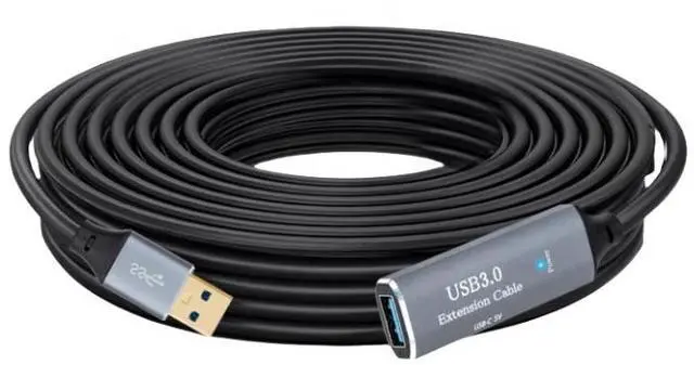 Main image of USB3.0 Male Female 5M/30M Aluminum Alloy Extension Cable PVC USB Cable Scanning Computer Mouse Keyboard Printer Data Access 7.5M