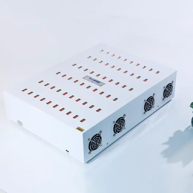 Main image of 60-Port 1200W PD 3.0 QC3.0 Fireproof Fast Charging Station Laptops Tablets Cameras OTP/OVP Metal Desktop Charger