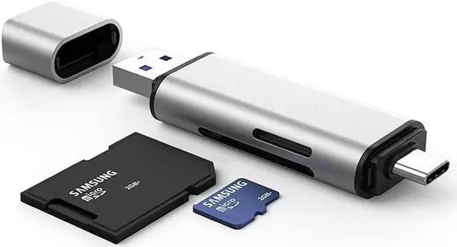 Main image of Memory Card Reader 512G USB 3.0 Type C to SD TF Micro Adapter for Laptop Accessories OTG Cardreader for Mac Windows Multifunctional 2 in 1