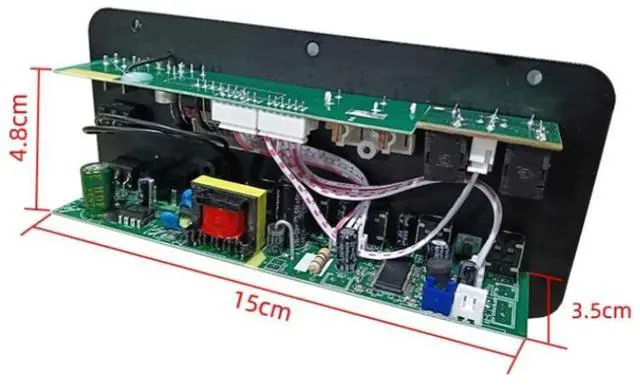 Alt view image 4 of 6 - For 5.0 High Power 30-120W Mono Audio Amplifier Board 12V-24V FM Radio Home Outdoor Karaoke Subwoofer