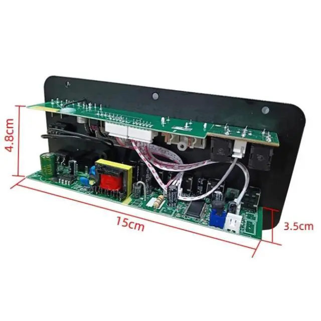 Alt view image 3 of 6 - For 5.0 High Power 30-120W Mono Audio Amplifier Board 12V-24V FM Radio Home Outdoor Karaoke Subwoofer D10-LL-EU PLUG
