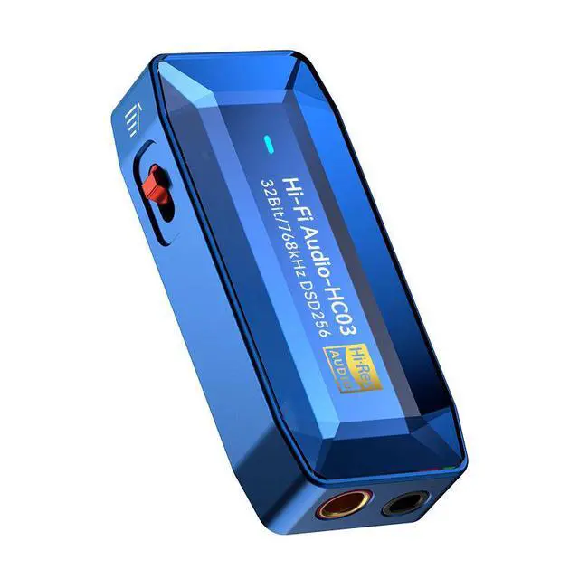 Alt view image 4 of 6 - HC03 Mini Portable Audio Sound Lossless HiFi Amplifier Adapter for iPhone Android Laptop Type C to 3.5mm Decoder Connector