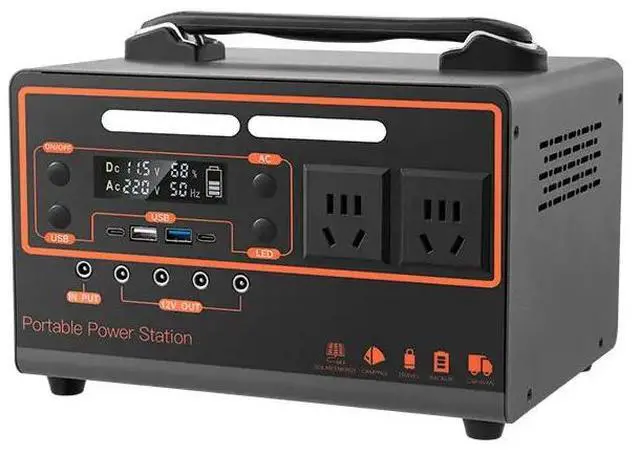Main image of Portable Power Station 220V Solar Generator Pure Sine Wave Emergency Energy Storage Suitable for road trips and home backup