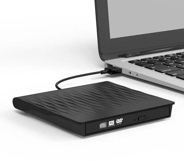 Main image of DVD Drive USB 3.0 External Optical Drive DVD-RW Player Burner Slim Portable for iMac Laptop CD/DVD-ROM Blue