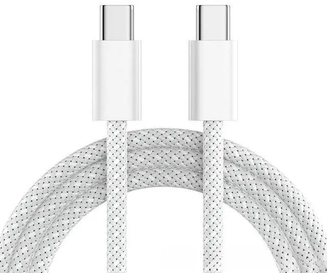 Main image of 3A Fast Charging Type-C Nylon 2m USB Data Cable for iPhone White-05 3M
