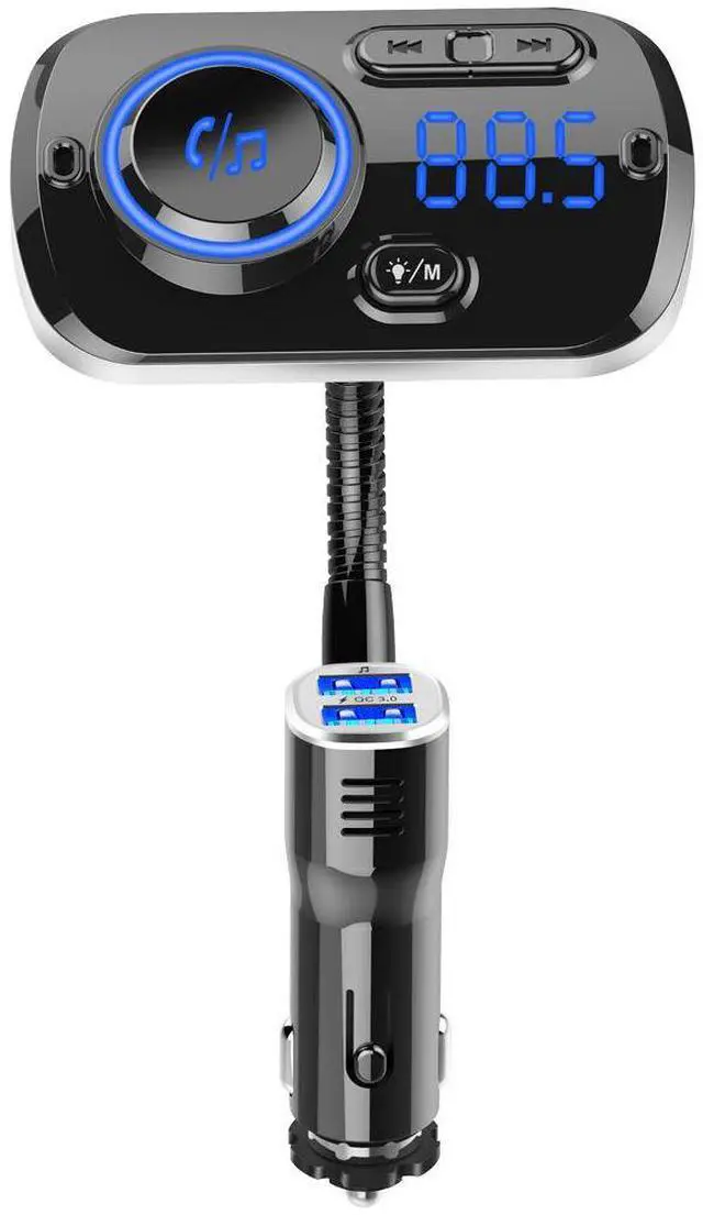 Main image of Fast Car USB Charger AUX USB Car Stereo Mp3 Player QC3.0 Quick Charge Bluetooth FM Transmitter Car Charger