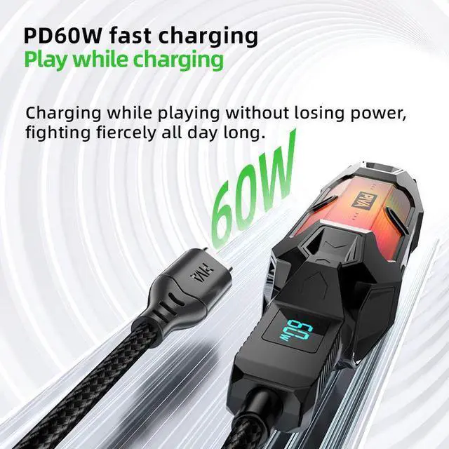 Alt view image 5 of 6 - 4 in 1 Game Sound Card Adapter Docking Station Type-C PD60W DAC 32bit/384kHz 3.5MM USB2.0 3-stage EQ Tuning RGB for PUBG