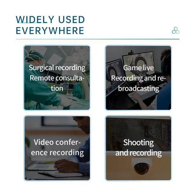 Alt view image 5 of 6 - HDMI Win10 Linux Streaming Zoom Vmix VJ OBS 2 Channel 1080P 3G SDI HDMI Video Capture Card PCIe Box