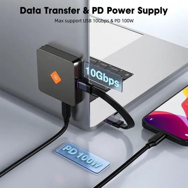 Alt view image 5 of 5 - Magnetic 2230 M.2 NVMe SSD Enclosure USB 3.2Gen 2 10Gbps to NVMe PCI-E M.2 SSD Case External SSD for Laptop Phone 15 Pro IPaid