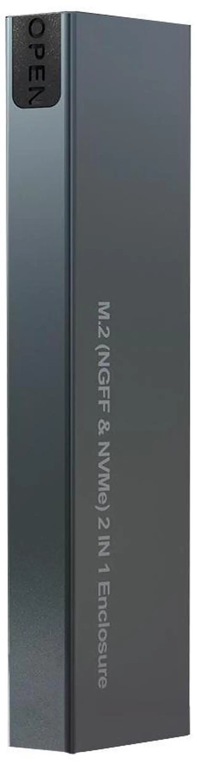 Alt view image 2 of 6 - X524 2 in 1 Pcie Sata 30 42 60 80 M.2 to Usb 3.1 Ssd Case M.2 Ngff Aluminum M2 Hdd Housing Nvme Ssd Disk Casing Ssd Enclosure