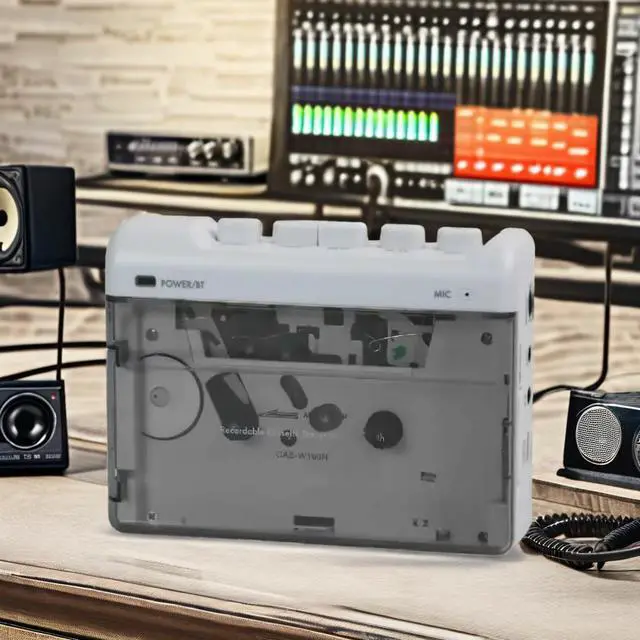 Main image of Low Price Stereo Transparent Cassette Player Recorder Walkman Portable MP3 Compatible Tape Converter USB Output Custom