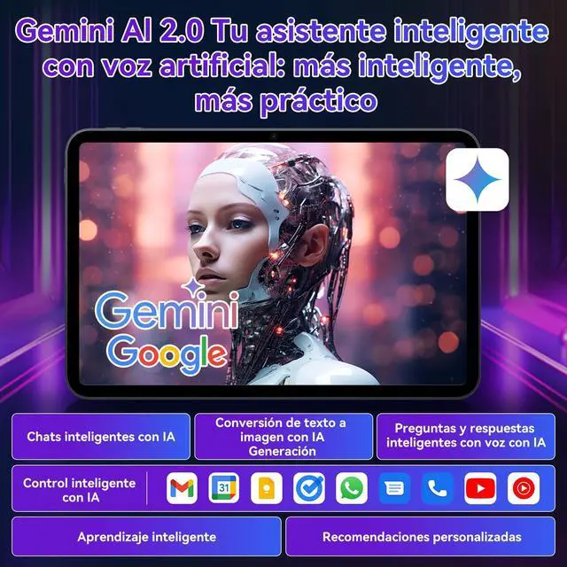 Alt view image 2 of 7 - TABWEE 13 Inch Large Tablet ,Android 15 Tablets With Gemini AI,24GB RAM+256GB ROM, 120Hz, Octa-Core,10000mAh Fast Charge, WiFi6, Large Android Tablet with keyboard And Pen Gaming Office Suite