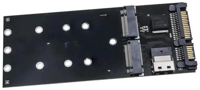 Main image of FOR M.2 SATA SSD to SATA + M2 NVME SSD to SFF-8654 Converter 22Pin SATA To M2 Expansion Card for PC Desktop Mainboard M2 SSD Adapter