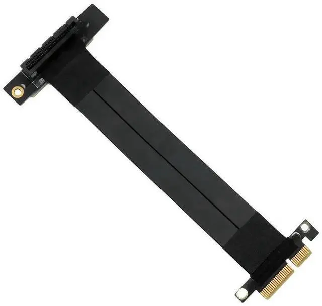 Main image of FOR PCI Express Extension Cable Riser PCI-E X4 to X4 PCIE Extender Flexible Cable Adapter Riser Card PC Cable for Graphics Card 24cm