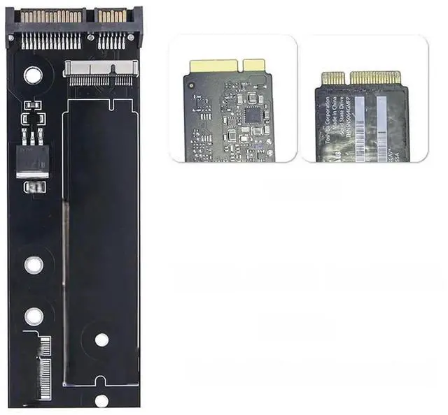 Main image of FOR SSD to SATA Converter Card Board for 2010 2011 2012 for book Air 6+12pin & PRO 7+17pin SSD to SATA 22pin Adapter