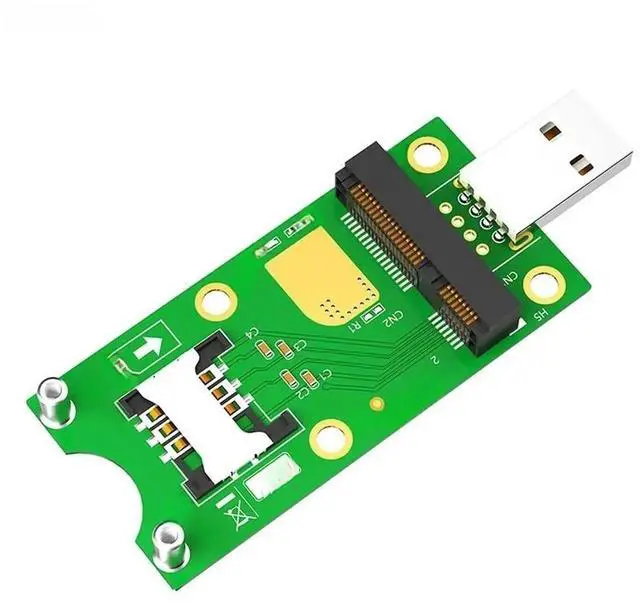 Main image of FOR Mini PCIE 3G/4G Module to USB 3.0 Network Adapter Card Riser with SIM Slot Power LED Supports WWAN LTE GPS Mini PCI Express Card