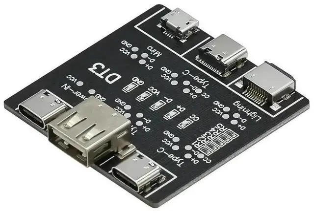 Main image of USB Data Cable On-Off Detection Board Micro Type-C Port DT3 USB Cable Tester Fast Detect ghtweight