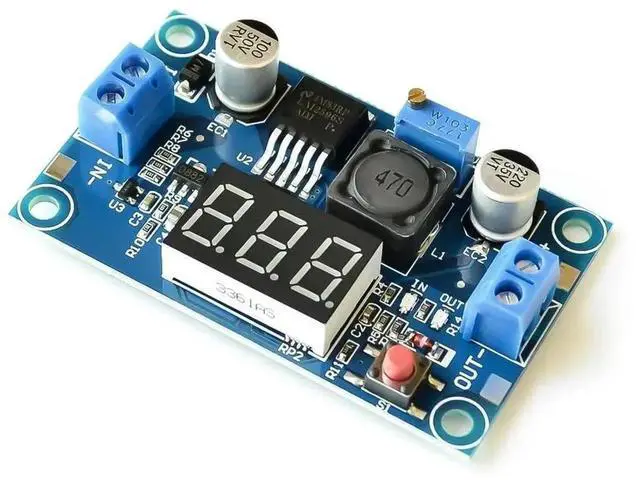 Main image of LM2596 DC Buck Step Down Power Converter Module DC/DC 4.0~40V to 1.25-37V 2A Adjustable Voltage Regulator With LED Voltmeter