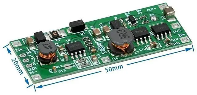 Main image of Charging Step Up Booster Module Dc 5v-12v To 9v/12v 18650 Ups Voltage Protection Converter Charge Discharge