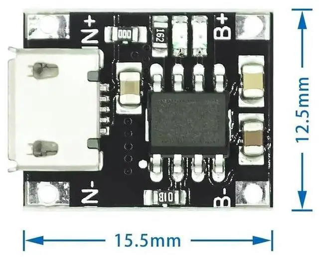 Main image of 10pcs/lot 5V Micro USB 1A 18650 Charging Board With Protection Charger Module