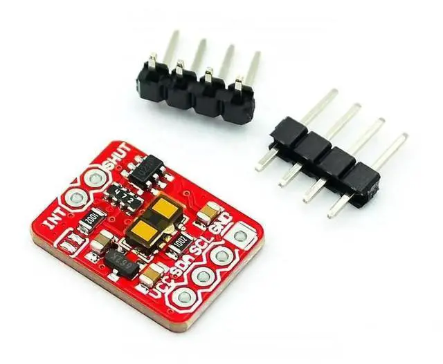 Main image of 50Hz 3.3-5v VL53L1X Ranging Sensor Module 4cm-4m Ranging Module ToF Distance Measurement I2C 12x17x3.2mm PCB Sensor Board