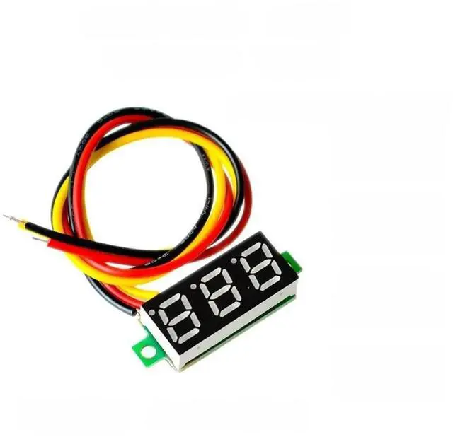 Main image of 0.28 inch 0.28 DC 3.5-30V Super Mini Digital Red Green Blue Yellow LED Car Voltmeter Voltage Volt Panel Meter monitor