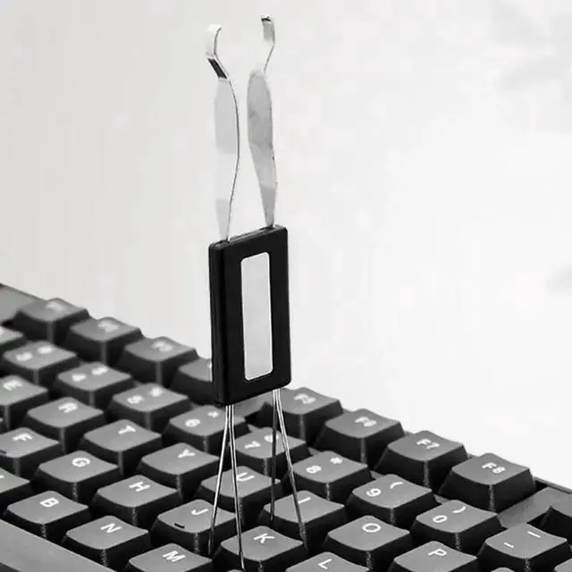 Alt view image 4 of 6 - Keycap Puller Stainless Steel Key Keycap Removal Tool Keycaps Remover for Mechanical Keyboard for Removing Fixing Keyboard Tools