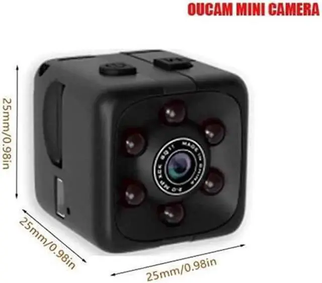 Alt view image 7 of 7 - Mini Spy Hidden Camera with 32G TF Card HD 1080P Audio Video Recording Night Vision Motion Detection Surveillance Small Dog Camera Nanny Cam Baby Monitor Home Security Camera