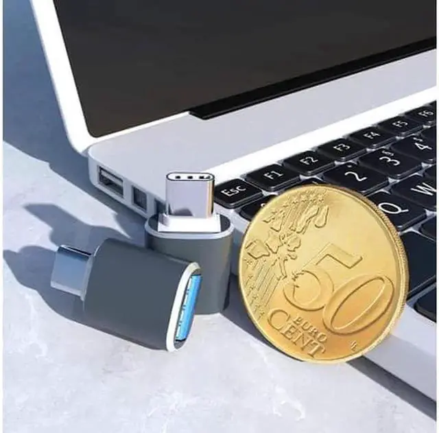 Alt view image 4 of 6 - USB C to USB Adapter 2 Pack USB-C to USB 3.0 Adapter USB Type-C to USB Thunderbolt 3 to USB 3.0 Adapter Compatible with MacBook Pro 2019/2018/2017 MacBook Air 2020 and More Type C Devices