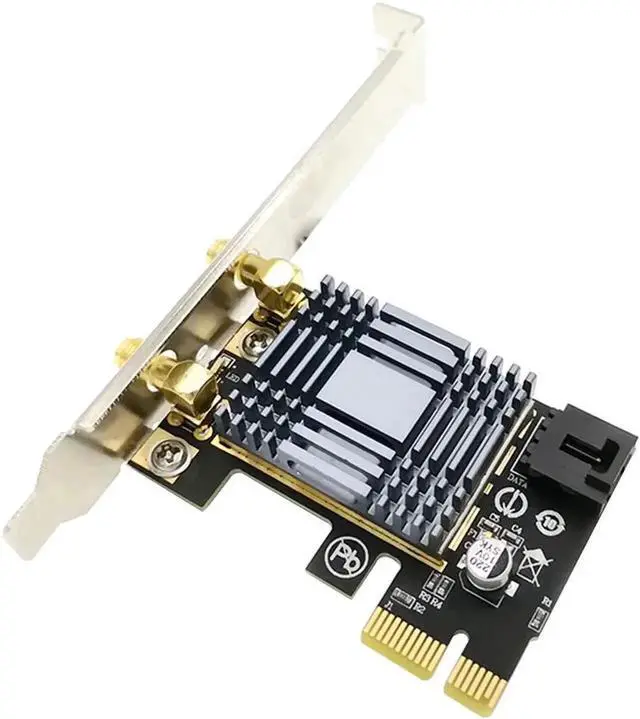 Alt view image 7 of 7 - AR5B22 2.4G/5G Dual Band PCIE Wireless Adapter AC300Mbps Wi-Fi Network Card Bluetooth 4.0 for Desktop PC Wireless wifi Adapter