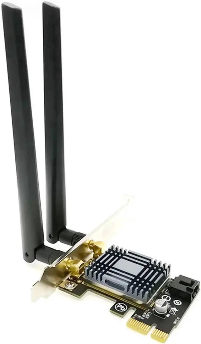 Alt view image 3 of 7 - AR5B22 2.4G/5G Dual Band PCIE Wireless Adapter AC300Mbps Wi-Fi Network Card Bluetooth 4.0 for Desktop PC Wireless wifi Adapter