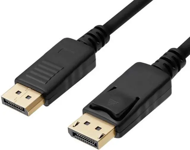 Main image of DisplayPort to DisplayPort 6 Feet Cable, DP Cable, DP to DP Male to Male Cable Gold-Plated Cord, Supports 4K@60Hz, 2K@144Hz Compatible for Lenovo, Dell, HP, ASUS and More