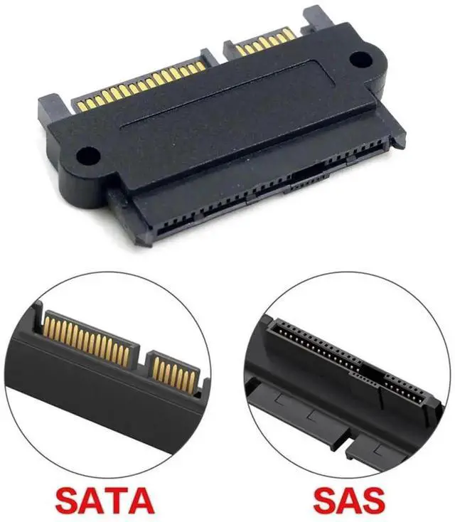 Alt view image 6 of 7 - SAS to SATA Adapter SFF-8482 29Pin SAS Hard Disk Drive to Motherboard SATA 22Pin Converter Adapter